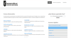 Desktop Screenshot of conocimientosweb.net