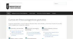 Desktop Screenshot of conocimientosweb.info